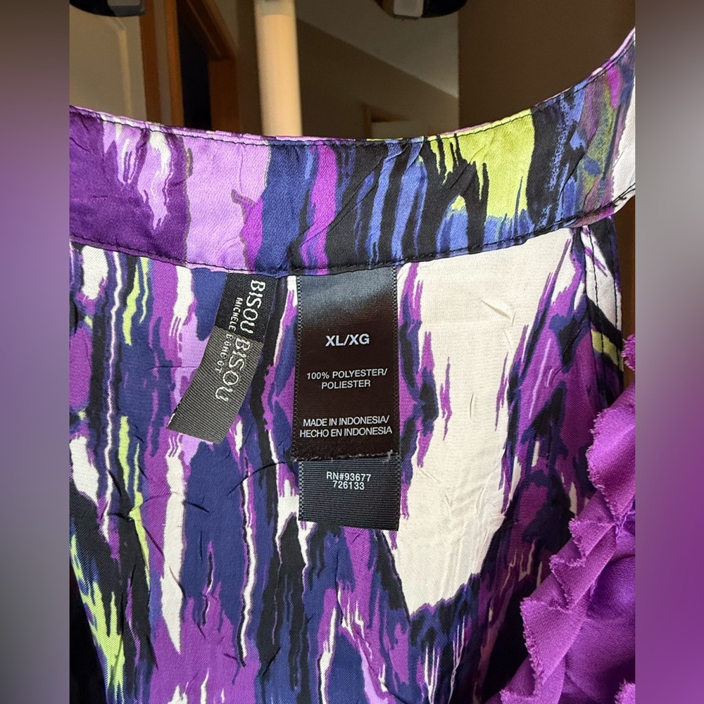 **Like New - Bisou Bisou Ruffle Tank - XL - Picture 3 of 4